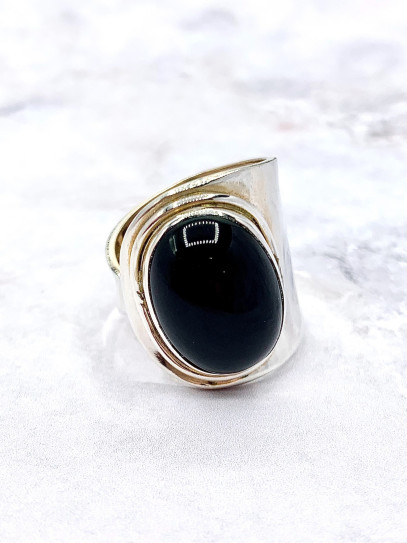 Anillo 'Irina' de Ónix