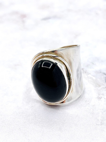 Anillo 'Irina' de Ónix