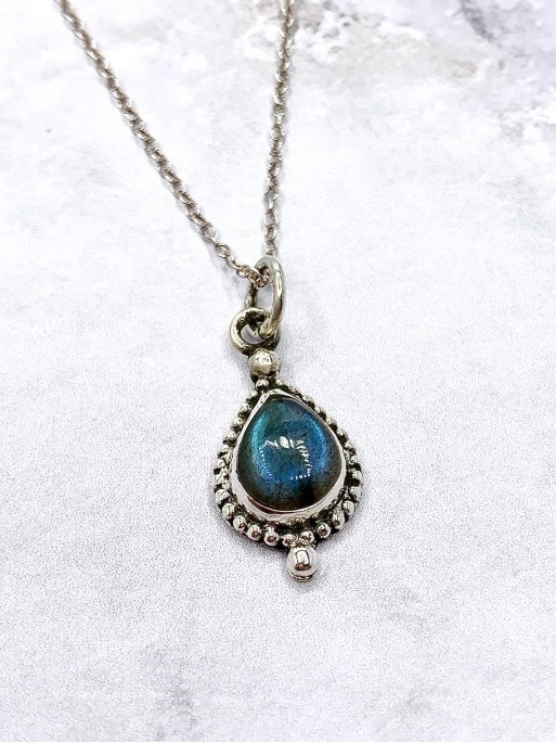 Collaret 'Bali tear' de Labradorita