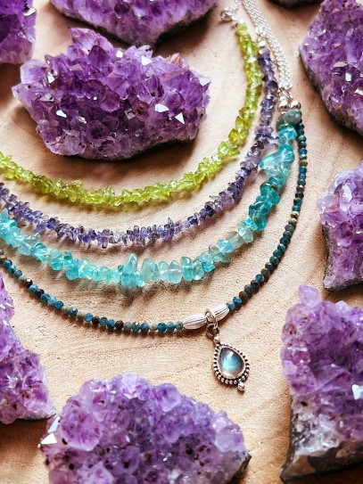 Iolite 'Kashvi' necklace