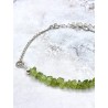 Pulsera 'Damini' de Olivina (Peridoto)