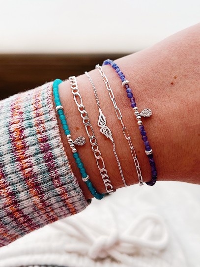 Turquoise 'Dharani' bracelet