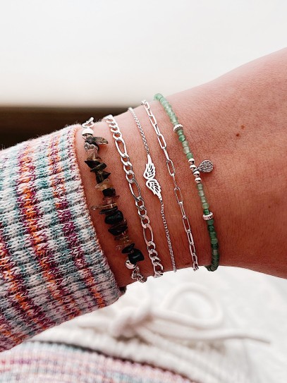 Multicolored Tourmaline 'Sundari' bracelet | Protection