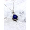 Lapis lazuli 'Bali tear' necklace