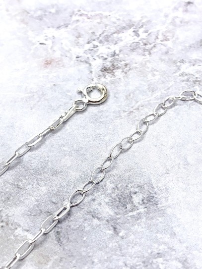 Silver 'Kimaya' anklet