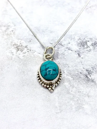 Turquoise 'Trishna' necklace