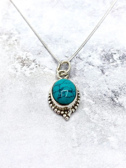 Collar 'Trishna' de Turquesa