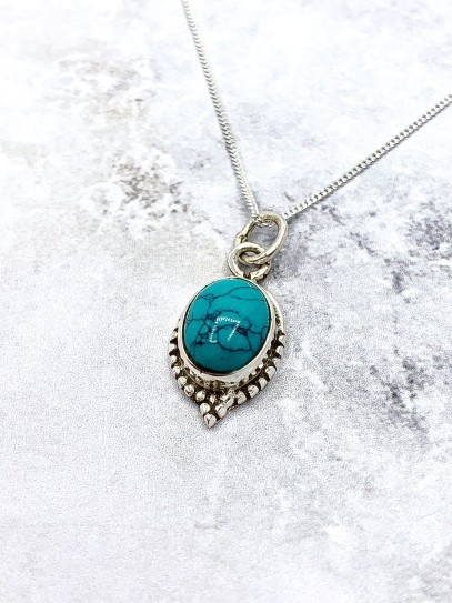 Collar 'Trishna' de Turquesa