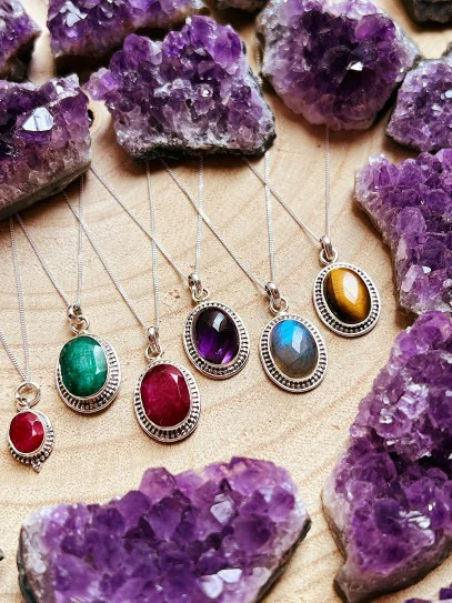 Ruby 'Carolina' necklace