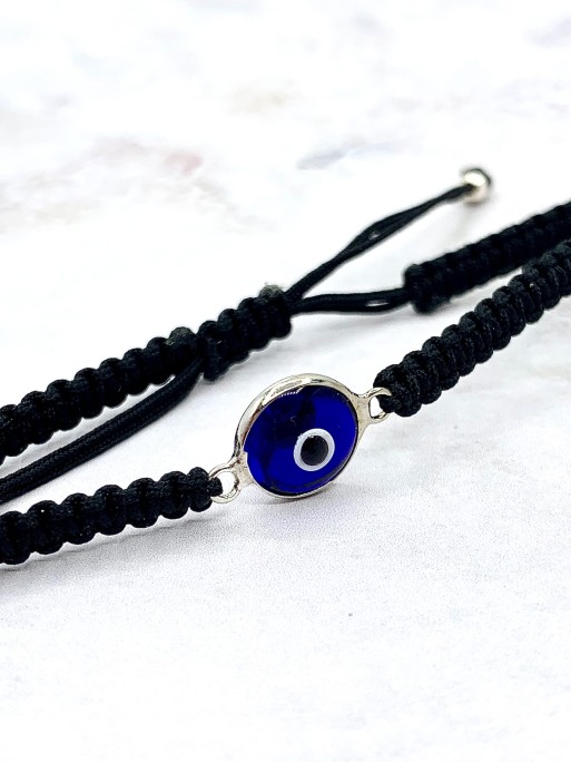 Pulsera 'Deren' de Ojo turco y macramé