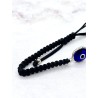 Turkish Eye and macrame 'Deren' bracelet