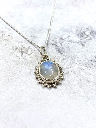 Moonstone 'Kinari' necklace