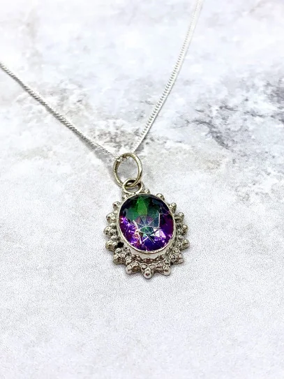 Mystic Topaz 'Kinari' necklace