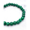 Polsera 'Asha' de Malaquita fina 6mm | Protecció i transformació