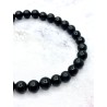 Polsera 'Asha' de Shungit fina 6mm | Protecció extrema