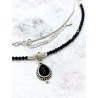 Collar 'Mahika' de Ónix negro