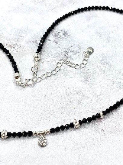 Collaret 'Harsika' d'Ònix negre