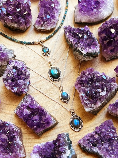 Collaret 'Trishna' de Labradorita