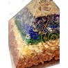 Pirámide de Orgonita - 7 Chakras