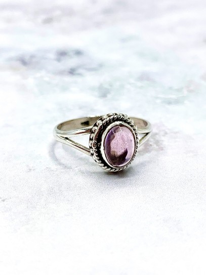 Rose Quartz 'Aaina' ring