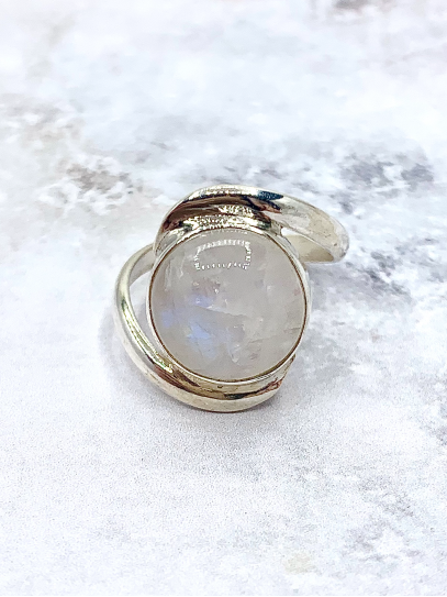 Anillo 'Ayla' de Piedra luna