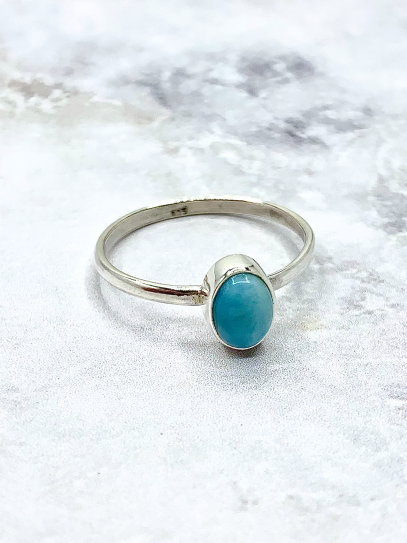 Larimar 'Shanta' ring