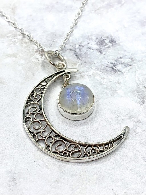 Moonstone  'Moon' necklace