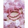 Pulsera 'Asha' fina de Cuarzo rosa 6mm | Amor y ternura