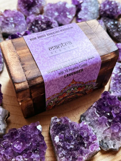 Quemador de incienso de madera - Lavanda