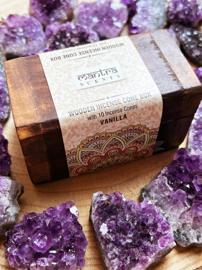 Wooden Incense Burner - Vanilla