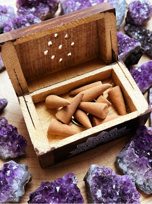 Wooden Incense Burner - Vanilla