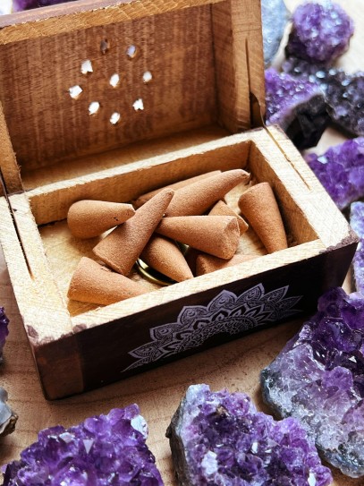 Wooden Incense Burner - Vanilla