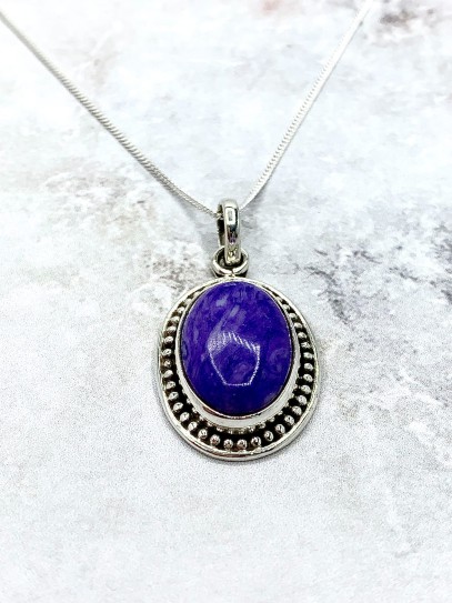 Charoite 'Carolina' necklace