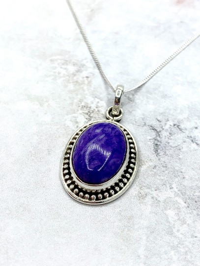 Charoite 'Carolina' necklace