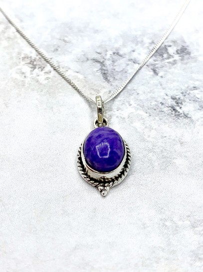 Collar 'Trisha' de Charoita