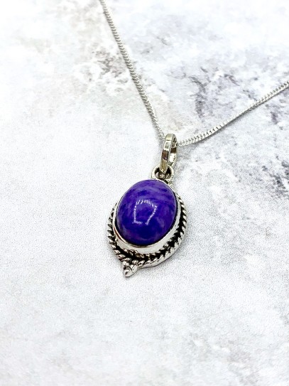 Collar 'Trisha' de Charoita