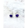 Charoita 'Indira' earrings