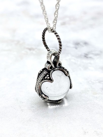 Quartz crystal 'Gotland' necklace
