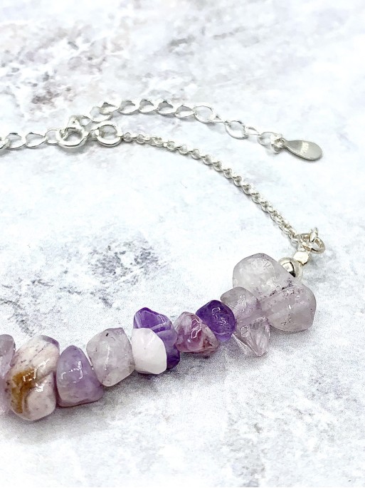 Amethyst 'Anjali' bracelet
