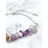 Amethyst 'Anjali' bracelet