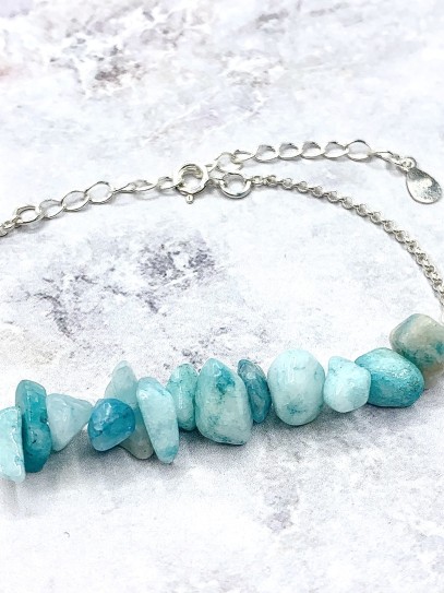 Larimar 'Nisha' bracelet