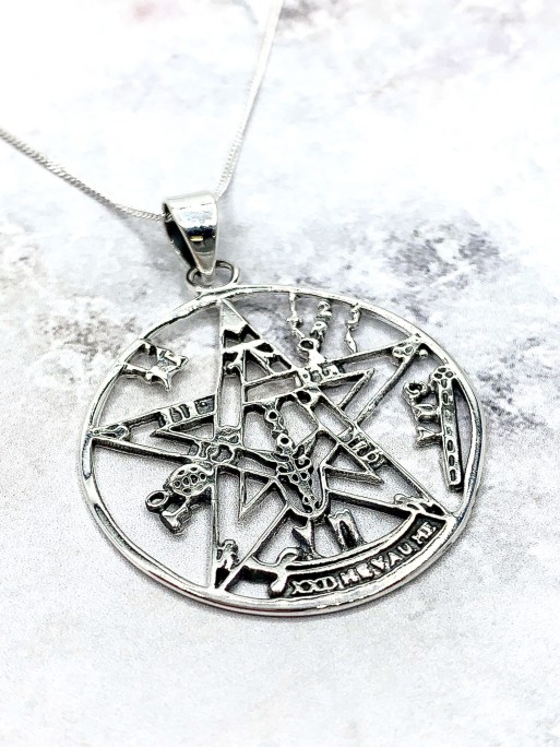 Large size 'Tetragrammaton' necklace