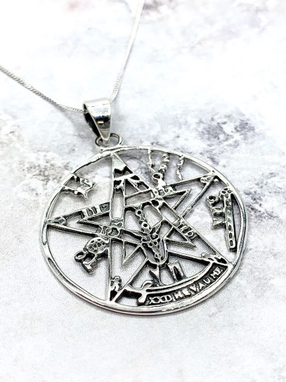Large size 'Tetragrammaton' necklace