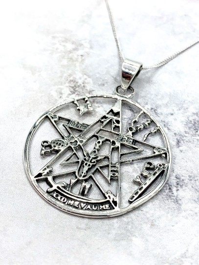 Large size 'Tetragrammaton' necklace