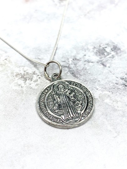 Collaret 'Medalla de Sant Benet' de plata