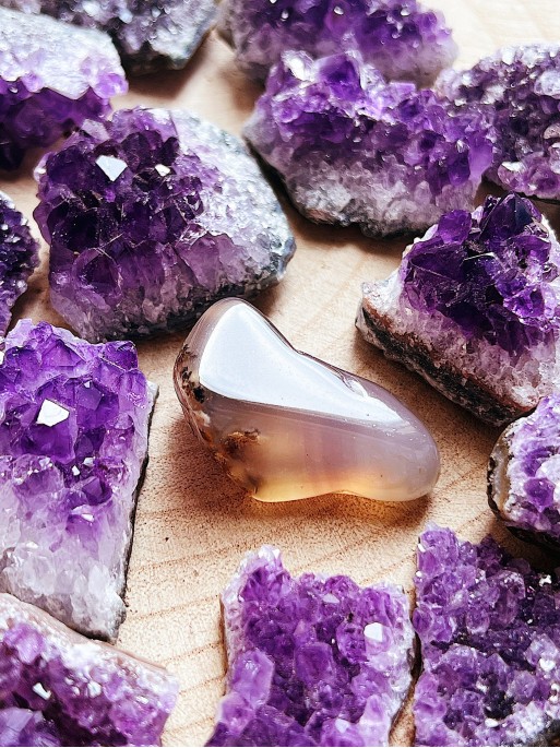 Rodado de Cuarzo ahumado mediano | Protección y trabajo