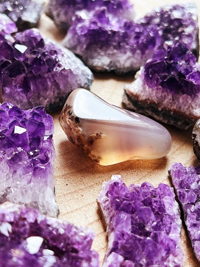 Rodado de Cuarzo ahumado mediano | Protección y trabajo