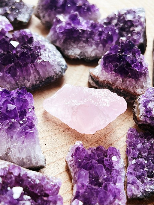 Cuarzo rosa en bruto natural | Amor y autoestima