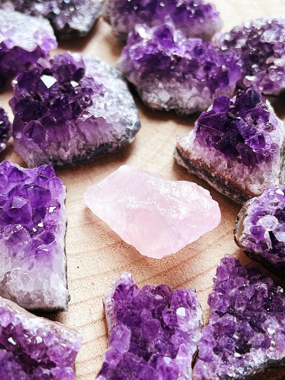 Cuarzo rosa en bruto natural | Amor y autoestima