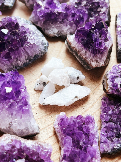 Piedra luna en bruto natural | Feminidad e intuición